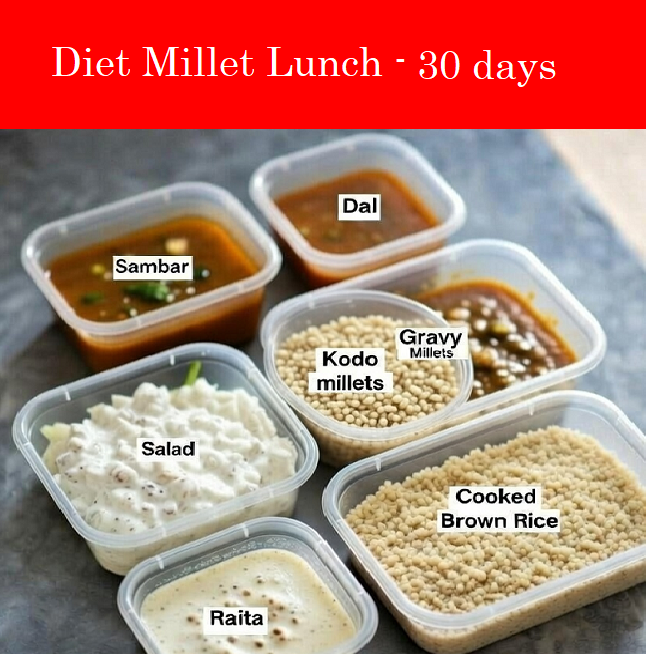 Low Carb Diet - Millet Lunch Box 30 Days Membership